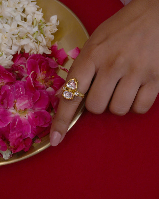 Polki Diamond Ring