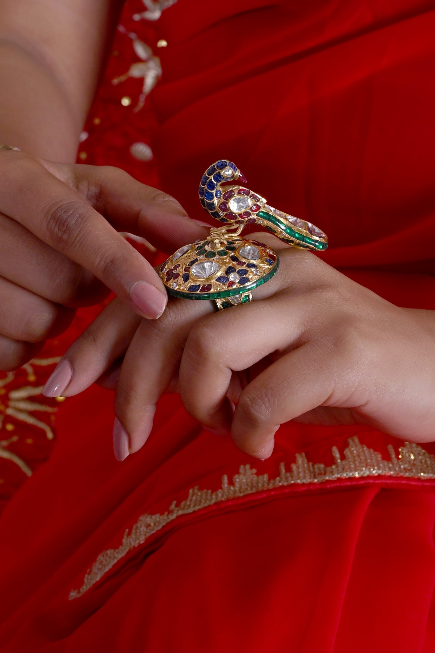 peacock ring